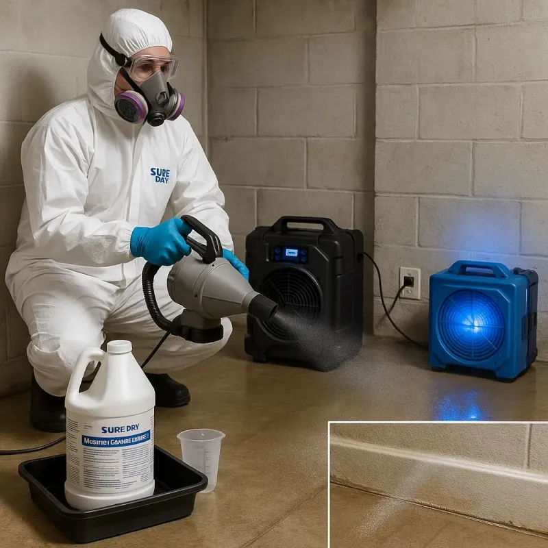 Sanitization and Odor Removal process in Charles Mix County, SD